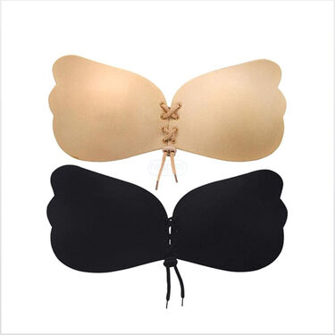 Pack Of 2 Strapless Reusable Backless Adhesive Stick On Bra (PBR4)