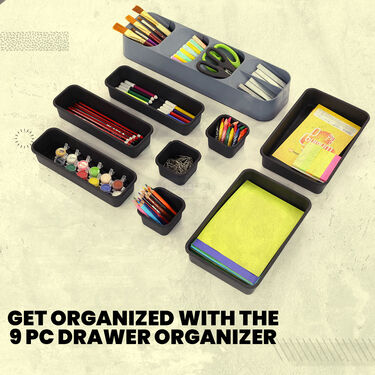 Ultimate Organizing Solution - 9Pcs Drawer Organizer Combo (OC1)