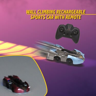 Wall Climbing Rechargeable Sports Car With Remote (WCC)