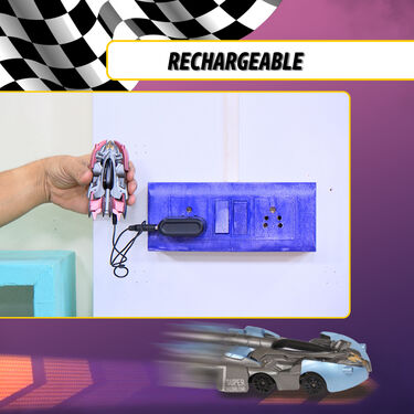 Wall Climbing Rechargeable Sports Car With Remote (WCC)