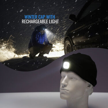 Winter Cap with Rechargeable Light (WCL1)